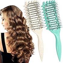 Vinuwu: Set de 2 Cepillos Antitirones para Cabello Rizado