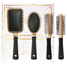Juego Profesional de 4 Cepillos para el Cabello