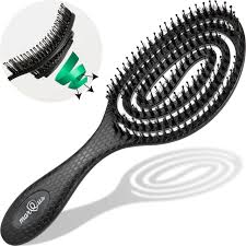 MarQus - Cepillo Antitirones de Cerdas de Jabalí para Todo Tipo de Cabello