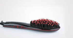 Elegante Cepillo Plancha Negro