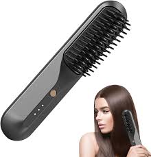Plancha Cepillo Alisador de Cabello USB
