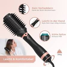 Flaire ROSÉ: Set 3 en 1 para Volumen y Secado de Cabello Largo