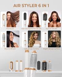 UKLISS 6 en 1: Cepillo Secador de Pelo