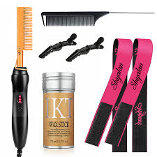 Juego de Peine Caliente 7 Piezas: Plancha Eléctrica para el Cabello