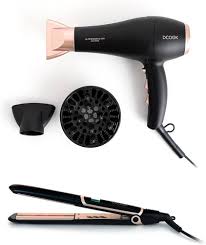 Set DCOOK: Secador y Alisador de Pelo 2400W