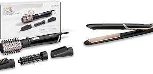 BaByliss: Cepillo Rotatorio y Plancha de Pelo 2 en 1