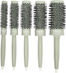 TERMIX - Pack de 5 Cepillos Redondos Profesionales Nature (Ø17)