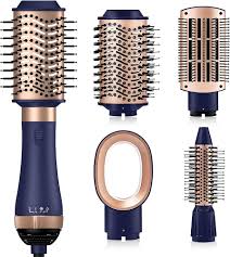 UKLISS Cepillo Secador 4 en 1: Moldeador y Alisador