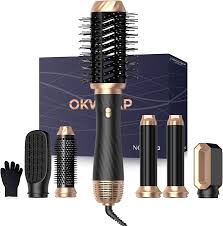 OKWRAP 6 en 1: Cepillo Secador y Estilizador de Pelo