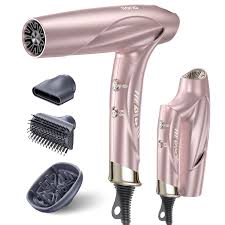 Secador de Pelo Iónico Plegable con Difusor - Ideal para Viajes