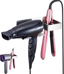 XILIMEN Soporte de Pared para Secador de Pelo Sin Taladro