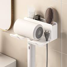 Organizador de Secador y Plancha de Pelo Montado en Pared
