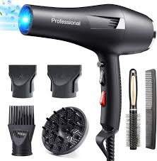 Secador de Pelo Profesional Iónico 2400W Happygoo
