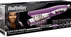 BaByliss iPro 230 - Plancha de Vapor Púrpura