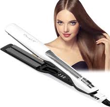 Plancha de Pelo Profesional 2 en 1 con Vapor CkeyiN