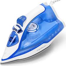 Aigostar Plancha de Vapor 2400W con Suela Cerámica Antiadherente