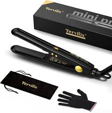 Mini Plancha Terviiix: Calor Ajustable para Pelo Corto