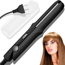 Mini Plancha Profesional de Titanio para Pelo Corto y Barba