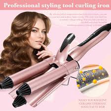 Hovineumoo Rizador de Pelo 3 Barriles Profesional