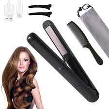 Plancha de Pelo Inalámbrica TGKYK 2 en 1: Mini y Versátil