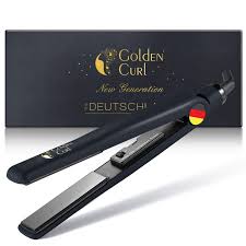 Plancha Profesional Golden Curl GL829 para Todos los Tipos de Cabello