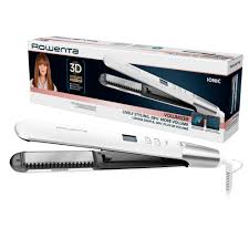 Rowenta Volumizer SF4650: Plancha Cerámica 2 en 1 con 8 Temperaturas