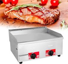 Plancha Comercial de Gas LPG de Acero Inoxidable