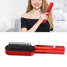 Mini Plancha de Pelo Profesional USB - Peine Recargable