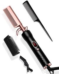 UKLISS: Plancha y Cepillo Alisador para Pelo Afro