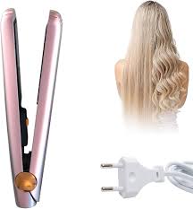 Plancha de Pelo 2 en 1: Profesional y Portátil
