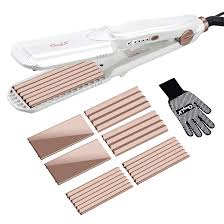 Plancha 3 en 1 CkeyiN: Efecto Trenzas y Ondas