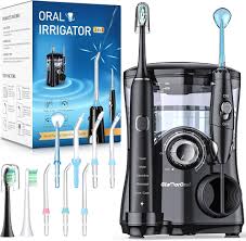 Cepillo Eléctrico con Irrigador Bucal y 7 Puntas