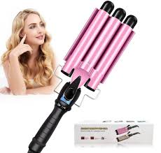 Rizador de Pelo 3 Barriles Ajustable de 1 Pulgada