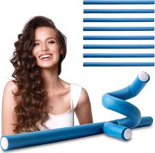 Rulos Flexibles Sin Calor ECENCE - 10 Bigudíes para Rizar Pelo